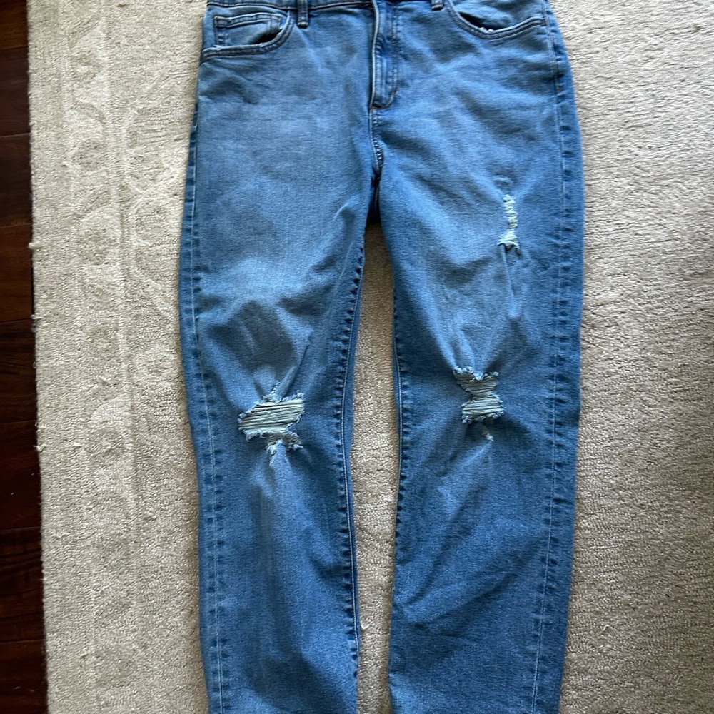 Joe's Jeans Light Blue Distressed Skinny Jeans
